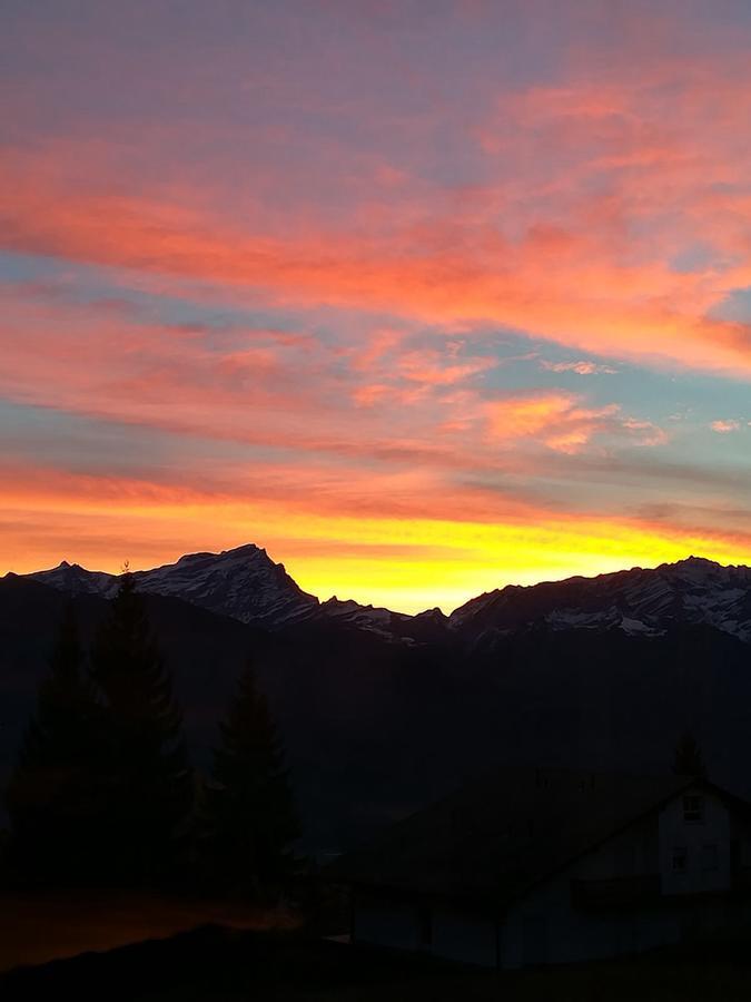 Romantic Chalet-Style Flat With Mountain View Torgon 外观 照片