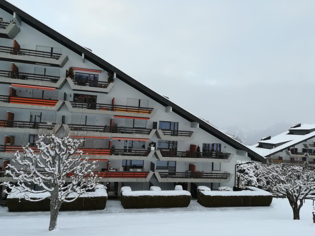 Romantic Chalet-Style Flat With Mountain View Torgon 外观 照片