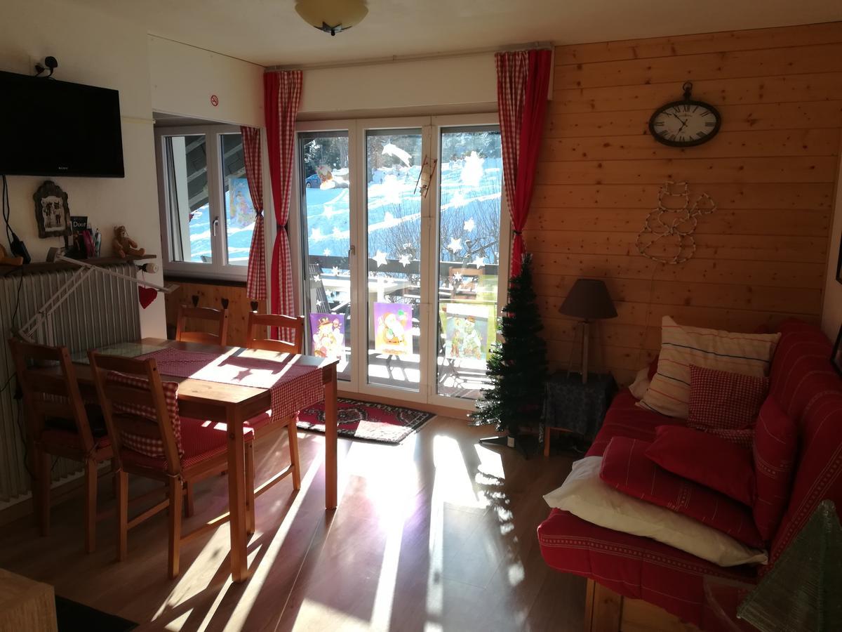 Romantic Chalet-Style Flat With Mountain View Torgon 外观 照片