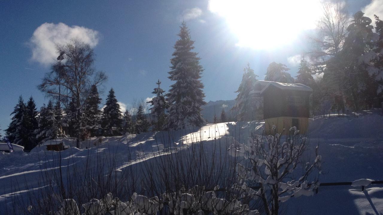 Romantic Chalet-Style Flat With Mountain View Torgon 外观 照片