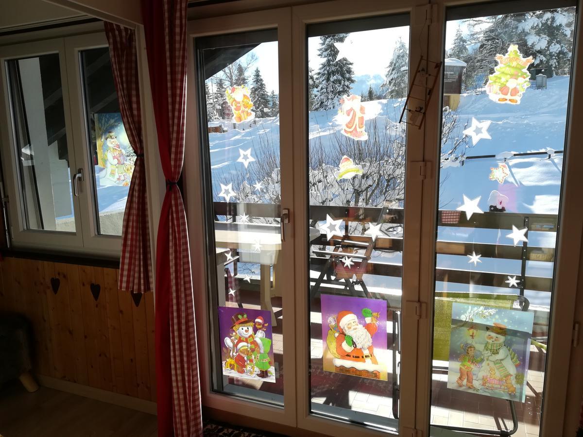 Romantic Chalet-Style Flat With Mountain View Torgon 外观 照片